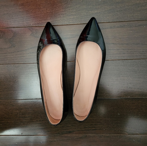 J. CREW patent leather flats - Picture 1 of 7
